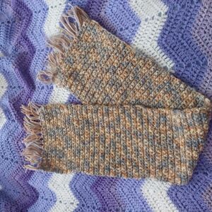 Handmade Multicolor Knit Scarf